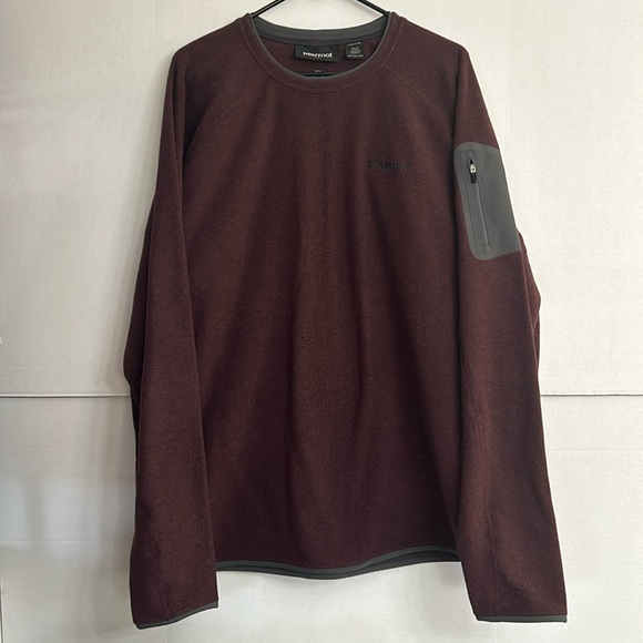 Marmot men’s burgundy sweater size XXL - Picture 1 of 7